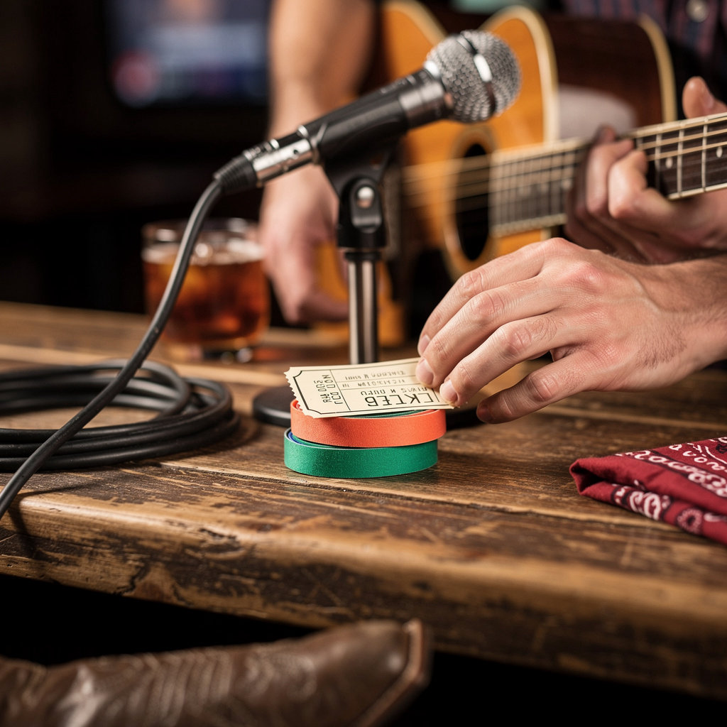 Moonshine Flats San Diego live country music performance and energetic crowd at night